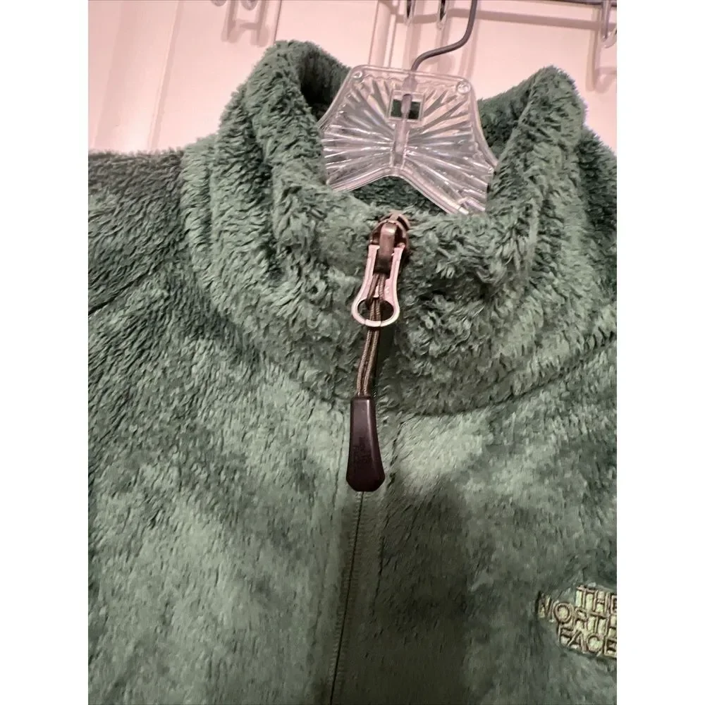 The North Face Osito Forest Green Full Zip Womens Jacket Sz M - Picture 4 of 8